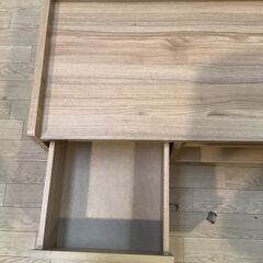 【交渉中】No.164　テレビ台　引き出し付き　アイボリー　幅120cm（豊橋市収集業務課リユース家具）の画像