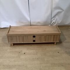 【交渉中】No.164　テレビ台　引き出し付き　アイボリー　幅120cm（豊橋市収集業務課リユース家具）の画像