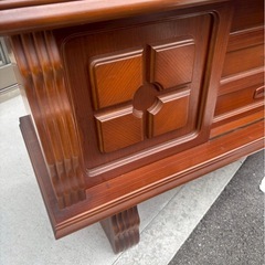 昭和レトロ アンティーク ヴィンテージ サイドボード キャビネットの画像