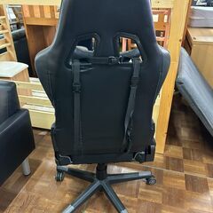 GTRACING ゲーミングチェア 腰クッション付き リクライニング ブラック×グレーの画像