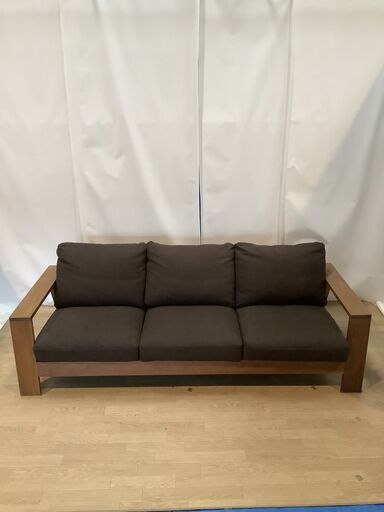 No.165　ソファ　3人掛け　（豊橋市収集業務課リユース家具）