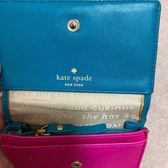 キャンセル待ち　無料でどうぞ　中古　ケイトスペード② 　kate spade  ブランド　定期入れ　ミニウォレットの画像