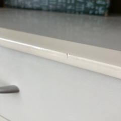 白　キャスター付きキャビネットの画像