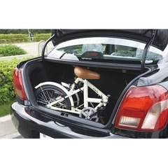 シンプルスタイル折りたたみ自転車の画像