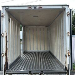 1.6坪/外寸長さ326cm●保冷コンテナ、横ドア付き●ガレージ.キャンプ場.作業場.農機具.倉庫物置●福岡発、九州全域配送可の画像