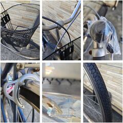 中古自転車 変速無し 26インチ LEDダイナモ 軽整備済み 防犯登録対応 町田市 相模原市 MM876の画像