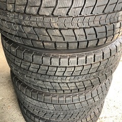 TOYOTA ランクル100 純正18インチアルミ、ダンロップ スタッドレス付 4本の画像