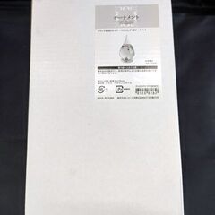 未使用品 NITORI ガリレオ温度計 ラクリマ しずく型 直径8cm×高さ15cm オーナメント ニトリ 置物 ガラス製 オブジェ 置き型温度計  札幌 北20条店の画像