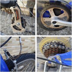 中古自転車 GIOS ジオス7段変速 400MM クロスバイク 軽整備済み 防犯登録対応 町田市 相模原市 MM877の画像