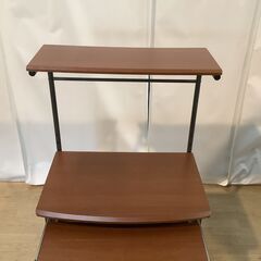 【交渉中】No.169　サンワダイレクト　パソコンデスク（豊橋市収集業務課リユース家具）の画像