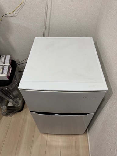 2ドア冷蔵庫