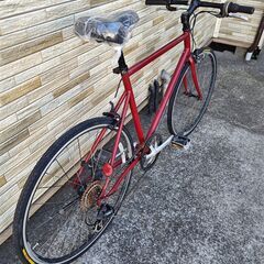 中古自転車 8段変速 500MM クロスバイク 軽整備済み 防犯登録対応 町田市 相模原市 MM878の画像