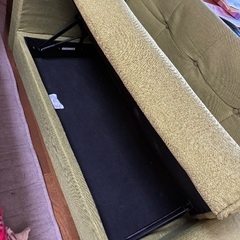 【掲載11/9まで】2人がけソファ　グリーンの画像