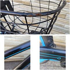 中古自転車 6段変速 22インチ LEDオートライト 軽整備済み 防犯登録対応 町田市 相模原市 MM880の画像