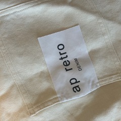 美品✨something　サムシング WORK ALL  オーバーオール アイボリー サイズ：Fの画像