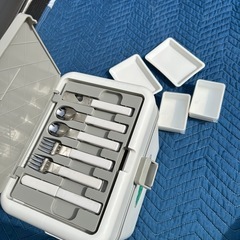 11223😸 ビースタッフ クーラーボックス ピクニックセット カトラリー付の画像