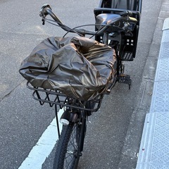 Panasonicアシスト自転車、バッテリーランプ4つ、レインカバーおまけの画像