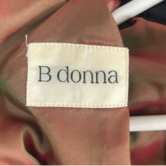 美品 B donna（ビドンナ）ベロア 半袖 ワンピース ボルドー レディース Mサイズ相当 着丈90cmの画像