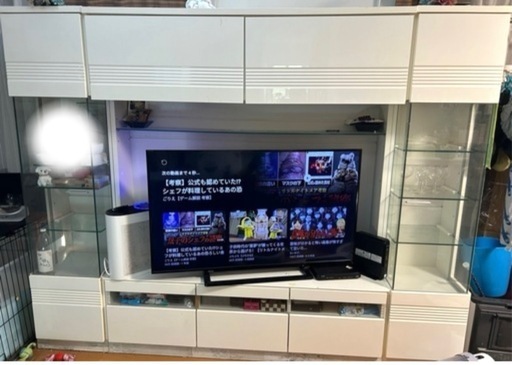 お話中です　　テレビボード　