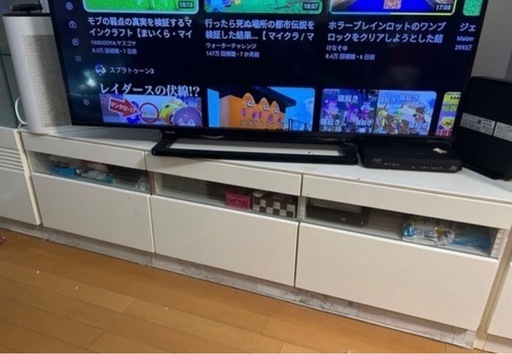 お話中です　　テレビボード　