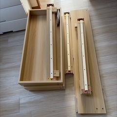 【要組立】モダンデコダブルベッドフレームの画像