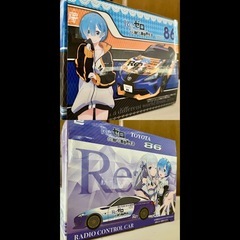 ✅ 新品 未使用　ブレイク RC 1/18 TOYOTA 86 ハチロク × Re : ゼロから始める異世界生活 ラジコン ラジオコントロールカー 2台セット   の画像