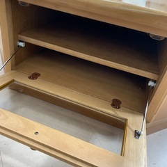 美原店 カリモク コーナーボード テレビ台 木製　収納家具の画像