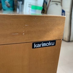 美原店 カリモク コーナーボード テレビ台 木製　収納家具の画像
