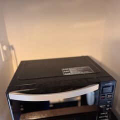 美品　アイリスオーヤマ 電子レンジ IMB-FM1803-B ブラックの画像
