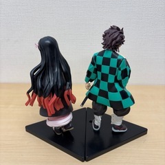 鬼滅の刃　フィギュア　炭治郎　禰󠄀豆子の画像