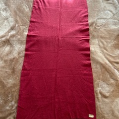 ヒルトップブランド大判ストール肩掛けマフラーレディースメンズスカーフストールショールブランケットカシミヤ100%カシミア膝掛け赤系の画像