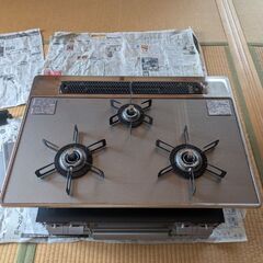 【中古品】ノーリツ ビルトインガスコンロ　LPガス用N3WT7R...