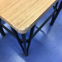 ★リユースのサカイ横浜南店★YM1569  2人掛けダイニングセット ナチュラル W75×D56×H72 クリーニング済みの画像