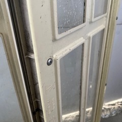 アンティーク風ガラス戸の画像