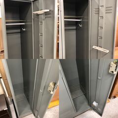 【ジ605】２連ロッカー (ma)の画像