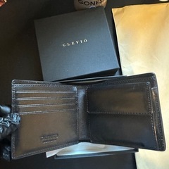 財布！栃木レザー！ブラック！の画像