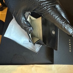 財布！栃木レザー！ブラック！の画像