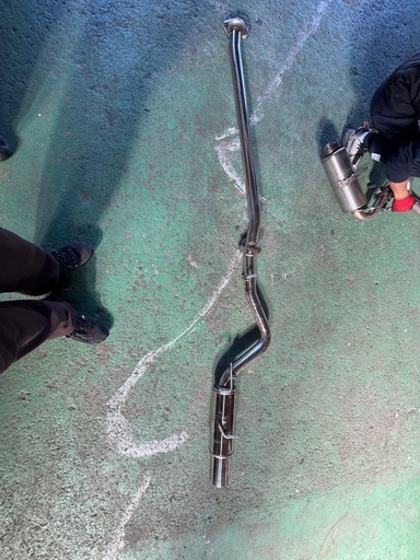 brz 86 左出し砲弾マフラー z.s.s