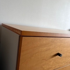 【無料】「無印良品」木製チェスト・タンスの画像