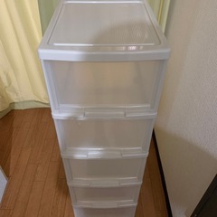 プラ　収納ボックス　ケース　5段 の画像