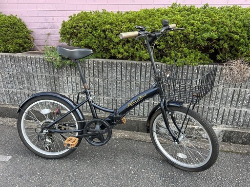 20インチ 小径車 6段変速 割と美品　折り畳み 自転車 選挙割