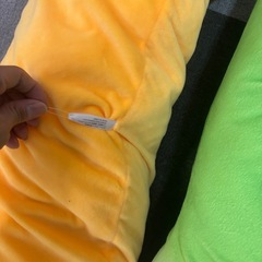 抱き枕バナナ、ネギクッションの画像