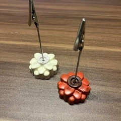 花のクリップスタンドの画像