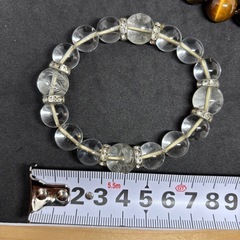 【まとめ売り】レッド　タイガーアイ　水晶　ブレスレットの画像