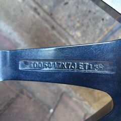 スタッドレスタイヤ付ホイールの画像