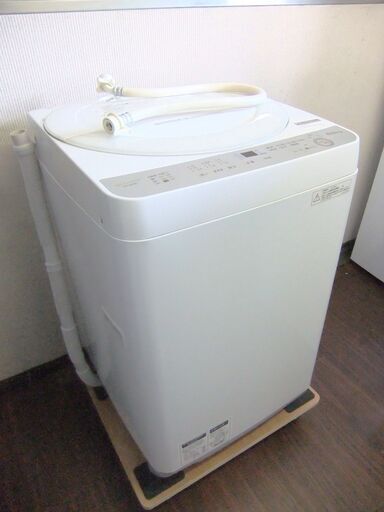 SHARP シャープ 全自動洗濯機 ES-GE6B-W 6.0kg 2018年製
