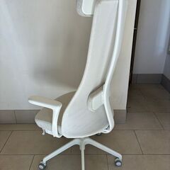 オフィスチェア アームレスト付き, グラン ホワイトの画像