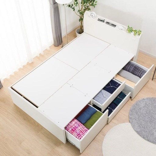 ニトリ　すのこチェストベッドフレーム