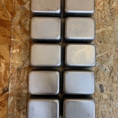 C(7645) EBM 18-8 深型組バット 10個セット ステンレス 中古品 業務用 厨房用品 飲食店 店舗用 調理用の画像