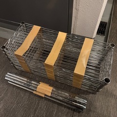 小型 スチールラック　2台セットの画像